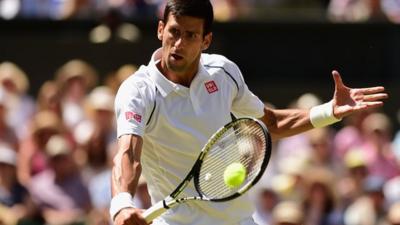 Wimbledon 2015: Novak Djokovic wins brilliant first-set rally