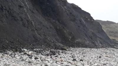 Rockfall at Black Ven