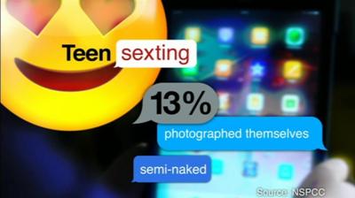 Teen sexting graphic