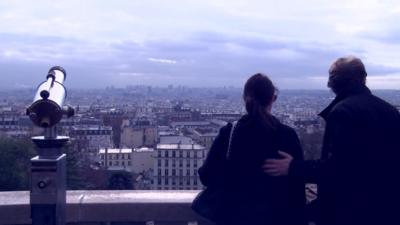 A view of Paris from above