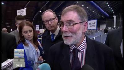 Nelson McCausland failed to retain his seat in Belfast North