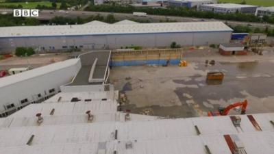 Former Ford plant at Southampton
