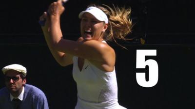 2004 champion Maria Sharapova beats Britain's Johanna Konta