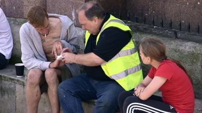 Helping the homeless in Brighton