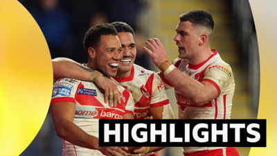 St Helens celebrate