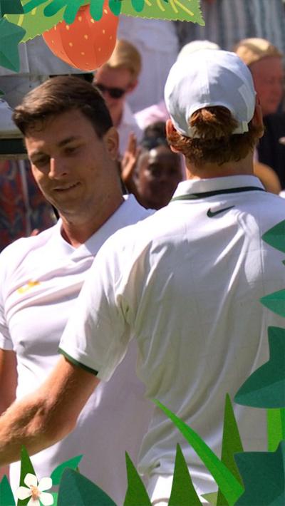 Jannik Sinner and Miomir Kecmanovic