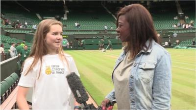 What's it like to be on centre court?