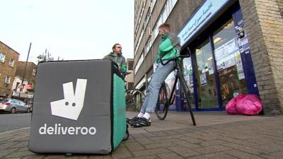 Deliveroo riders