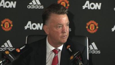 Manchester United's Louis van Gaal on Pedro