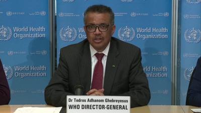 WHO head Dr Tedros Adhanom Ghebreyesus