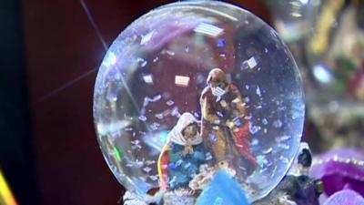 Nativity snow globe