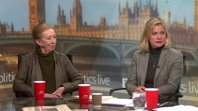 Dame Margaret Beckett and Justine Greening MP