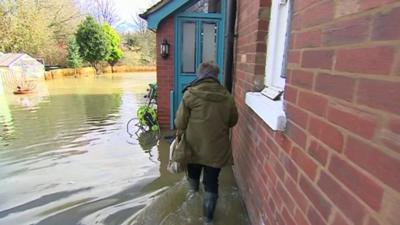 Flooding in Bridgnorth