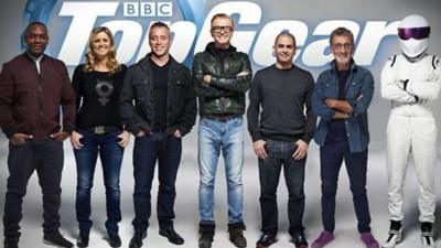 Rory Reid, Sabine Schmitz, Matt LeBlanc, Chris Evans, Chris Harris, Eddie Jordan and The Stig make up the team