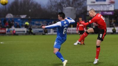 Miller's volley for Rangers' winner