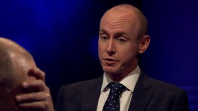 Evan Davis and Daniel Hannan MEP