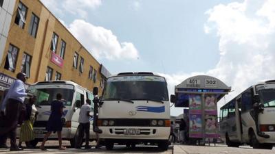 Buses in Kigali, Rwanda