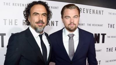 Alejandro Inarritu and Leonardo DiCaprio