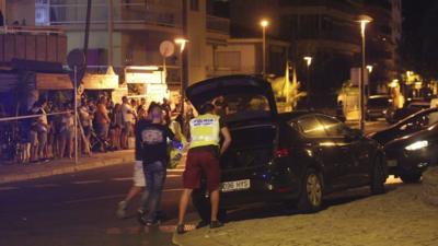 Scene of Cambrils shootout