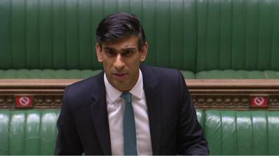 Rishi Sunak in the House of Commons