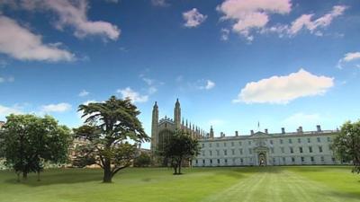 Capability Brown's design for Cambridge's 'Backs'