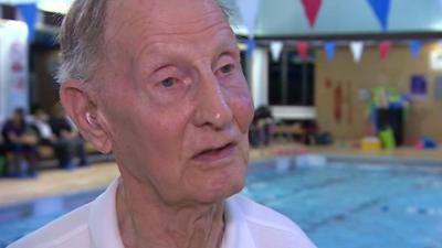 David Finney, 83-year-old swimming coach and winner of BBC Unsung Hero for the West Midlands