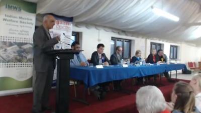 Hustings event at Al-Hikmah Centre, Batley