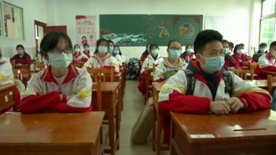 Students in a classroom