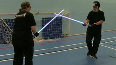 Lightsaber combat championships