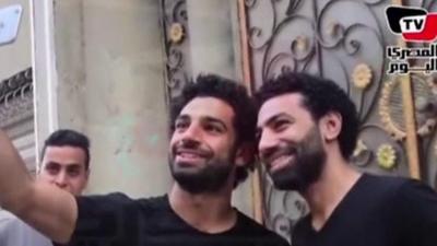 Mo Salah and Ahmed Bahaa