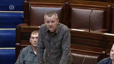 Richard Boyd Barrett TD speaking in the Dáil