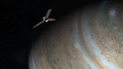 Juno above Jupiter
