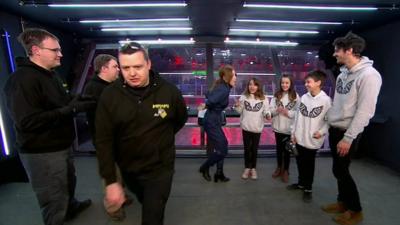 'Sore loser' storms off Robot Wars