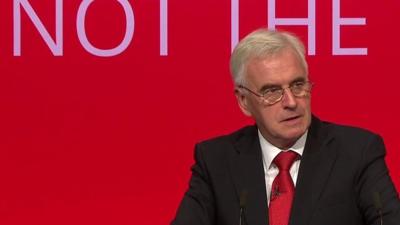 John McDonnell at Labour conference