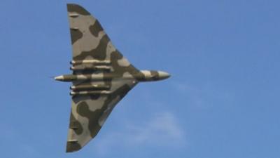 Vulcan bomber aircraft