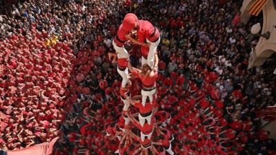 Catalan human tower