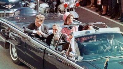 US President John F Kennedy and First Lady Jacqueline Kennedy