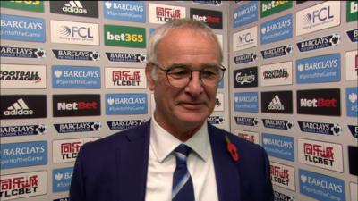 Leicester City manager Claudio Ranieri