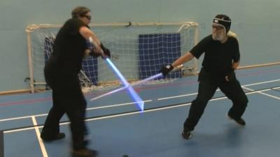 The national lightsaber combat championships