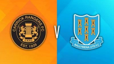 Highlights: Carrick Rangers v Ballymena United