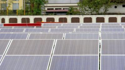 Solar panels at Cochin International Airport