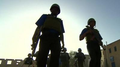 UN troops on the ground in Mali