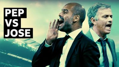 Pep Guardiola and Jose Mourinho