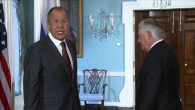 Lavrov with Tillerson