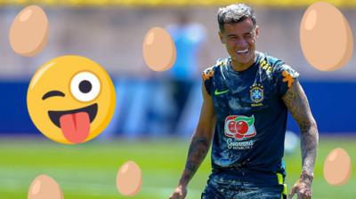 Coutinho gets egged