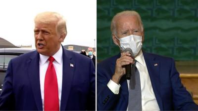 Joe Biden and Trump