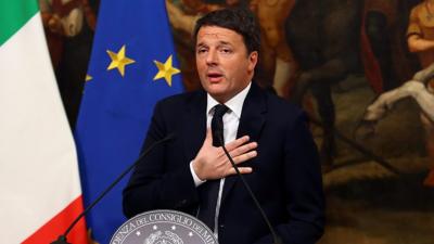 Italian PM Matteo Renzi