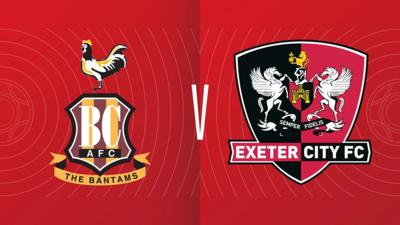 Bradford City v Exeter City