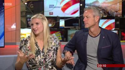 Becky Adlington and Mark Foster