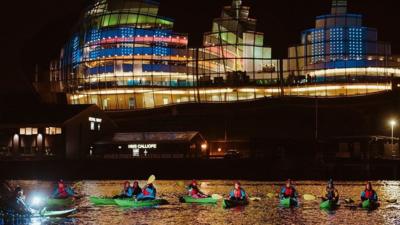 River Tyne kayaking